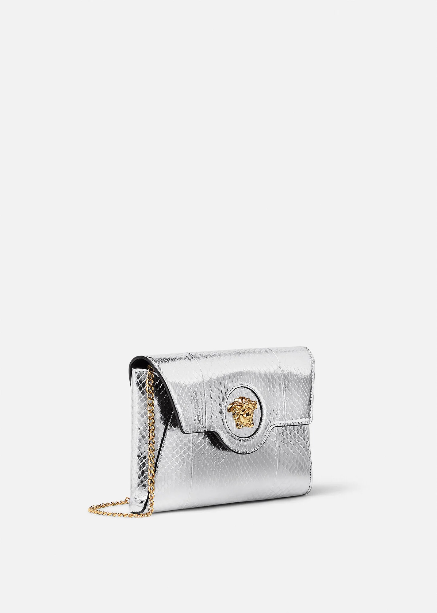 La Medusa Python Envelope Clutch - 2