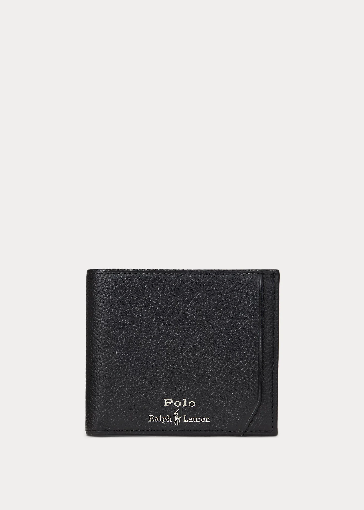 Pebbled Leather Billfold Wallet - 1