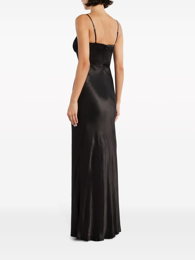 La Lune satin-finish gown 4