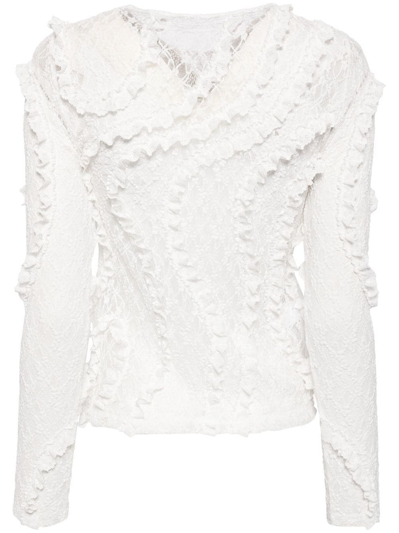 pushBUTTON lace top outlook