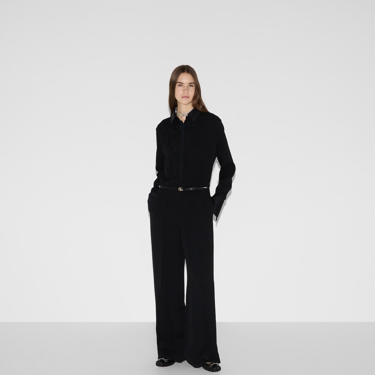 Heavy viscose sable jumpsuit - 3