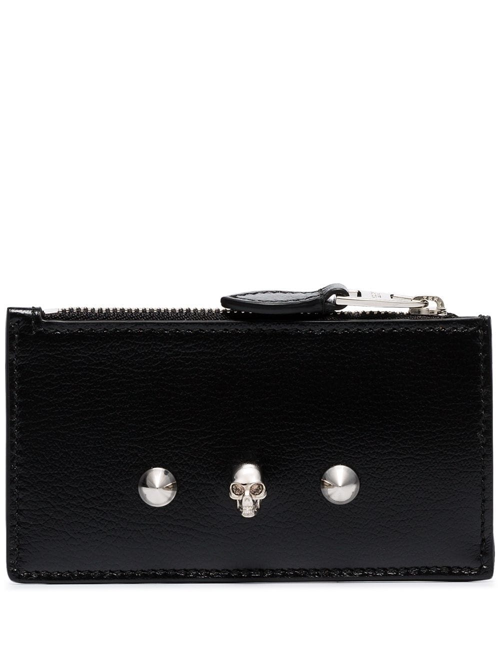 skull stud zipped pouch - 1