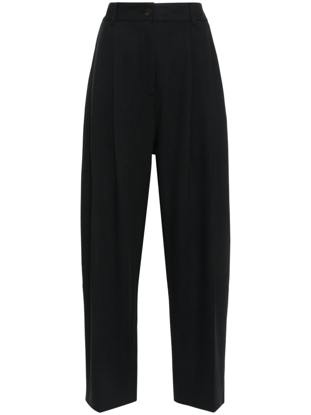 twill palazzo pants - 1