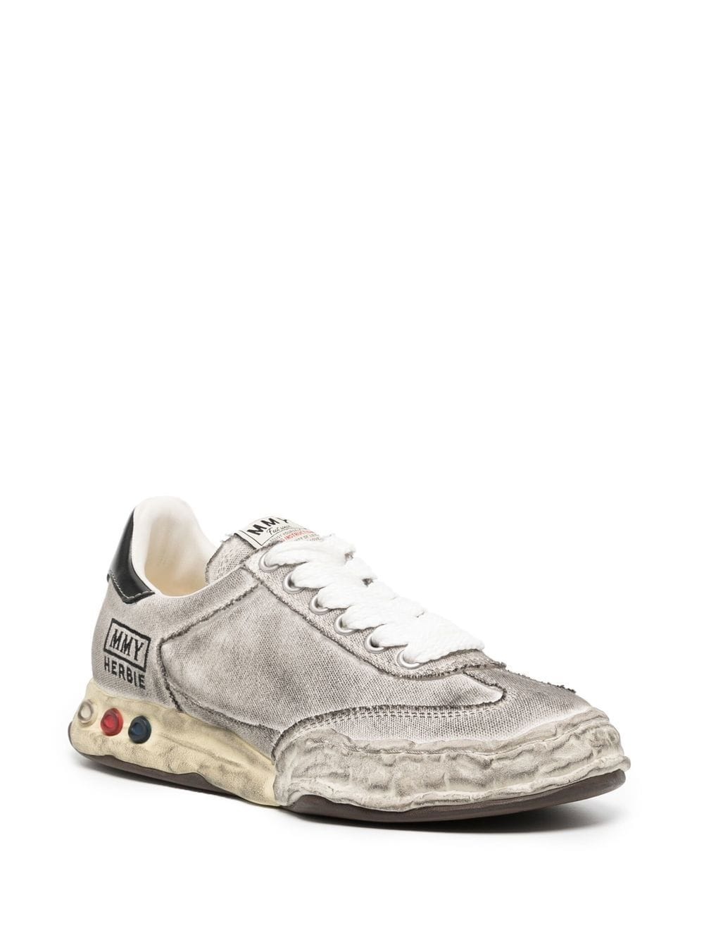 Herbie distressed-effect trainers - 2