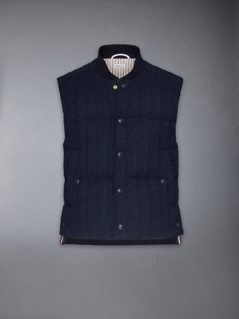 TWEED DOWNFILLED VEST 1