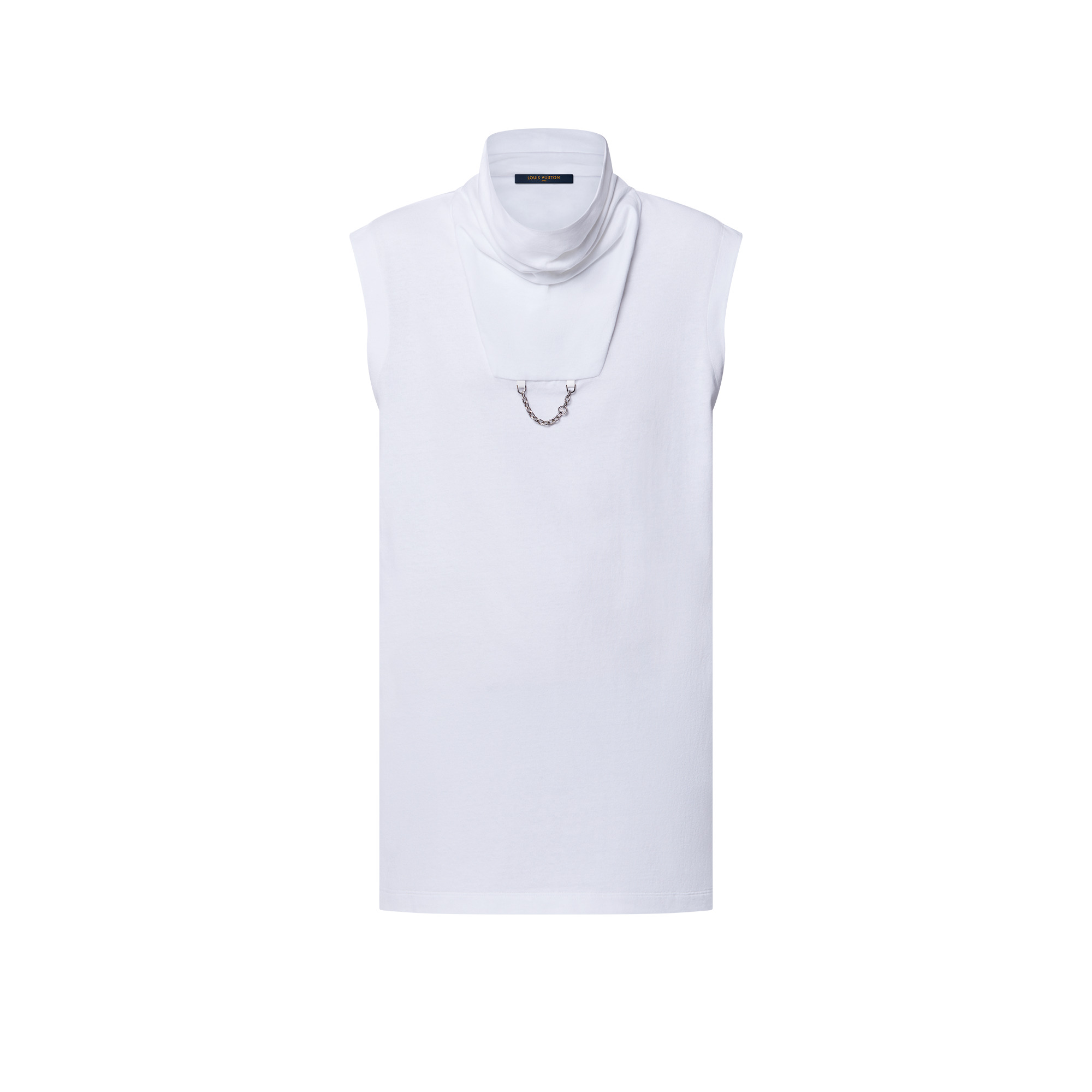 High Neck Shoulder T-Shirt - 1