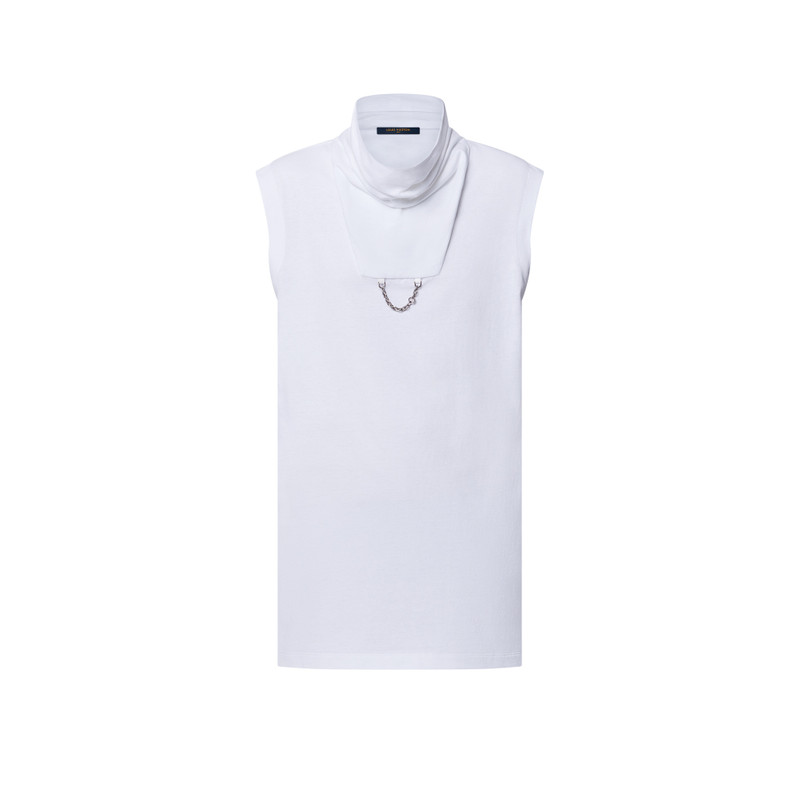 High Neck Shoulder T-Shirt 1