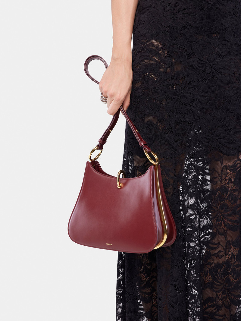 MEDIUM RING LEATHER BAG 7