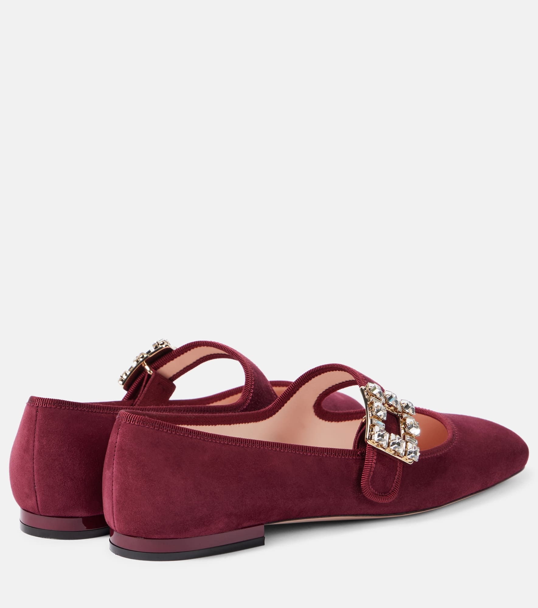 Très Vivier suede Mary Jane flats - 2