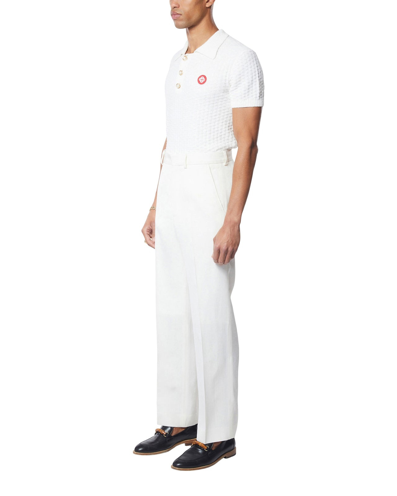 White Wool Tailoring Trousers | Casablanca Paris - 2
