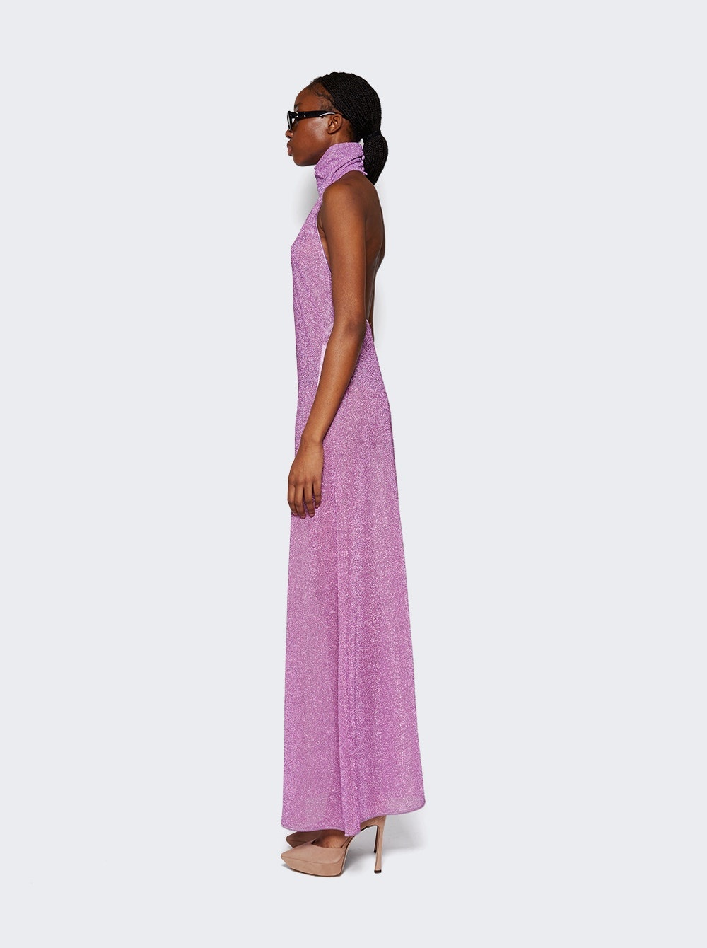 Turtleneck Dress Lilac - 4