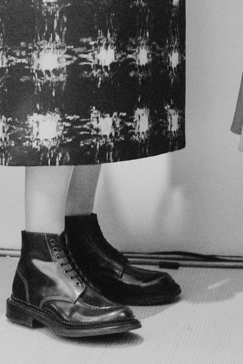 EMILIA WICKSTEAD Grenson X Emilia Wickstead Valdine Boots In Black Leather outlook