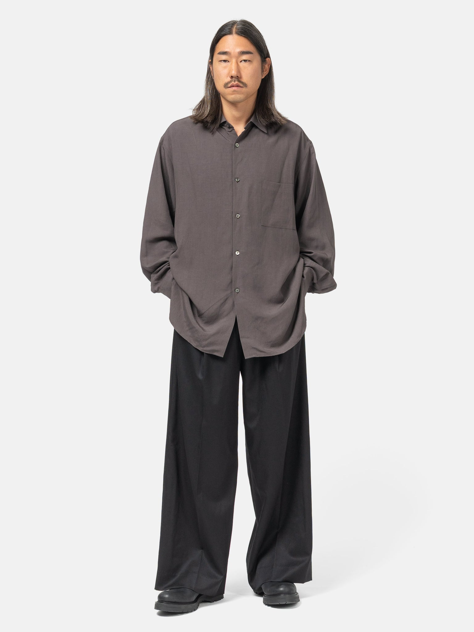 Extra Wide Trousers Black - 2