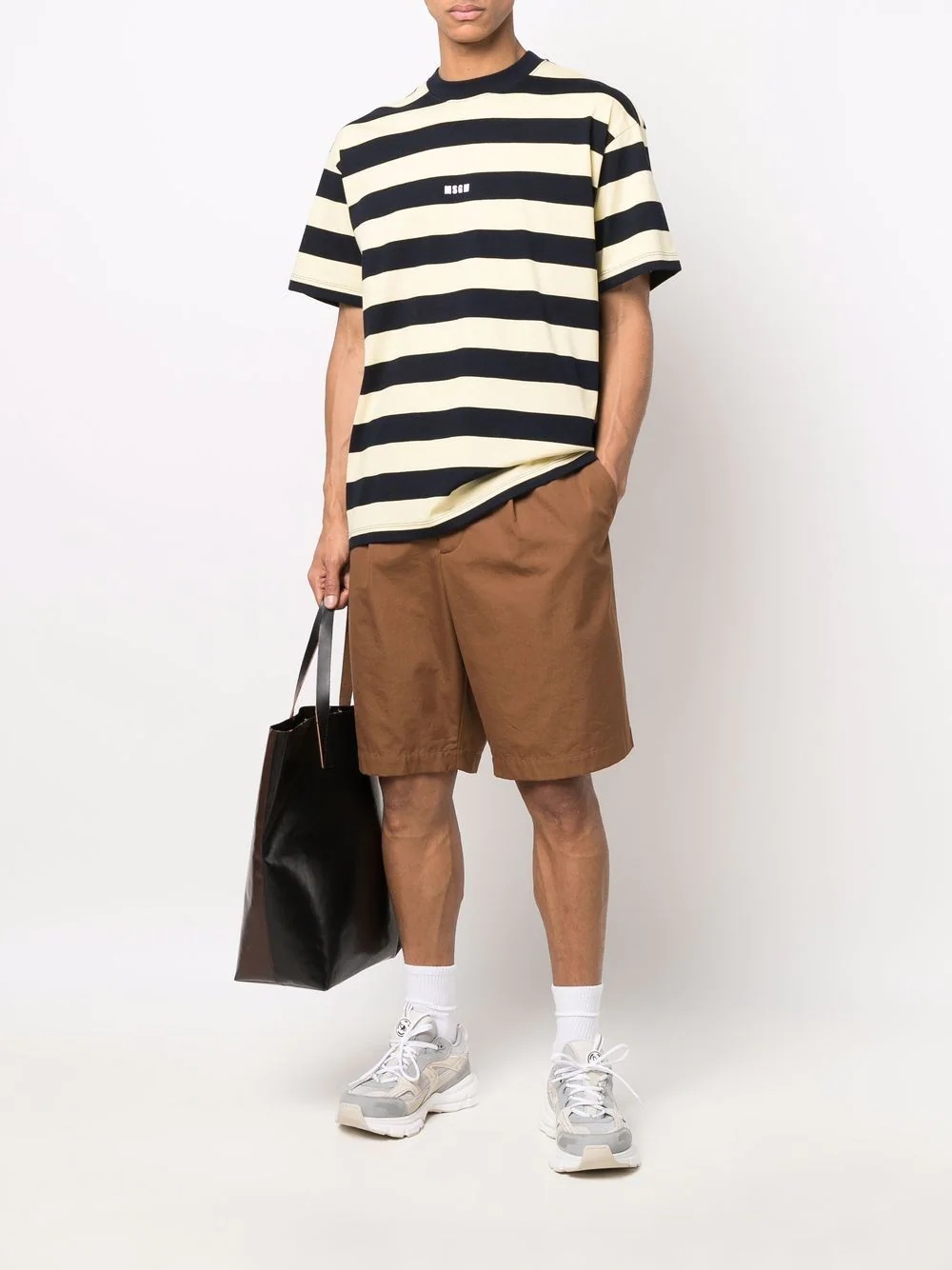 striped short-sleeve T-shirt - 2