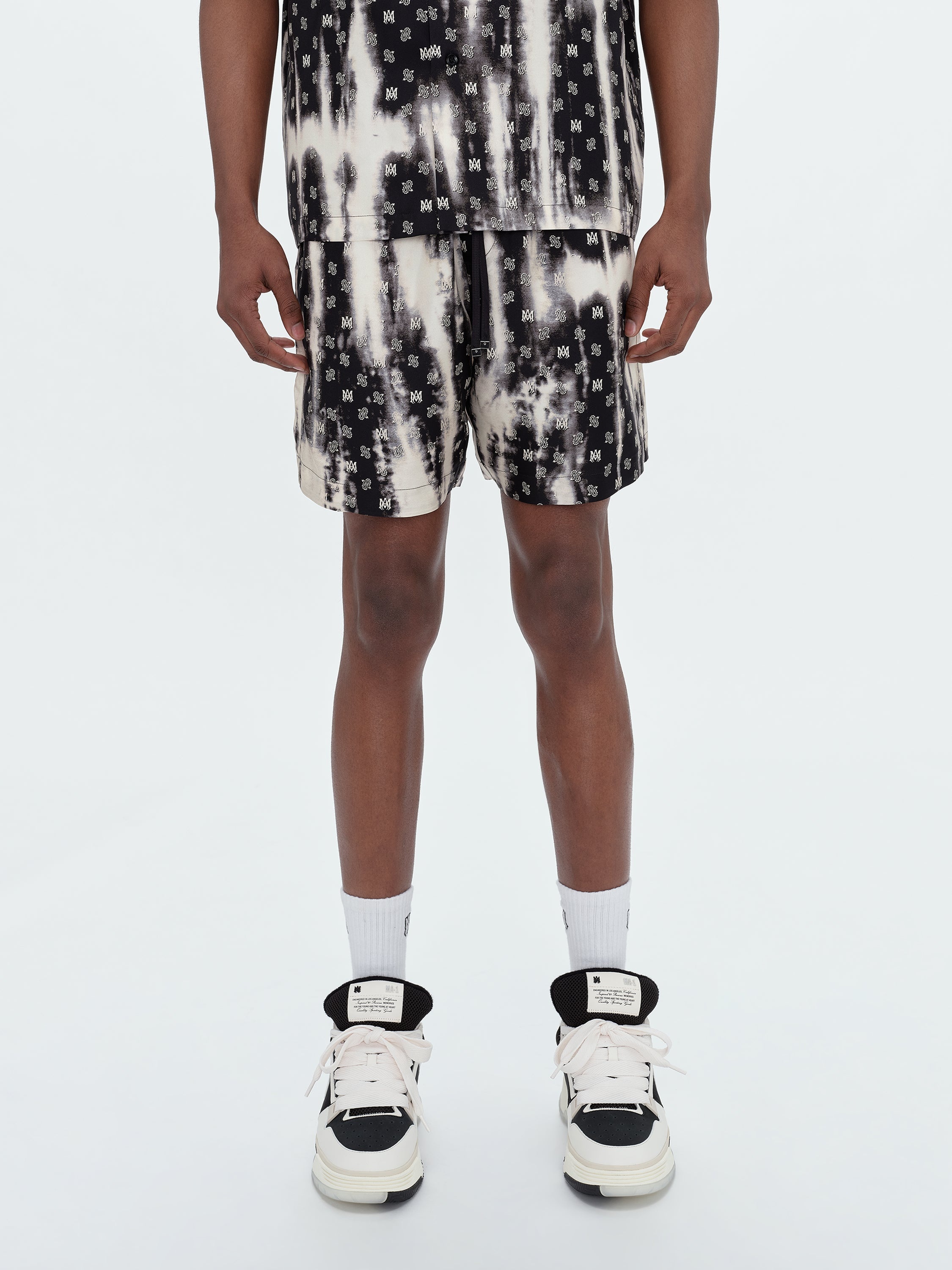 BLEACHED MA PAISLEY SILK SHORT - 3