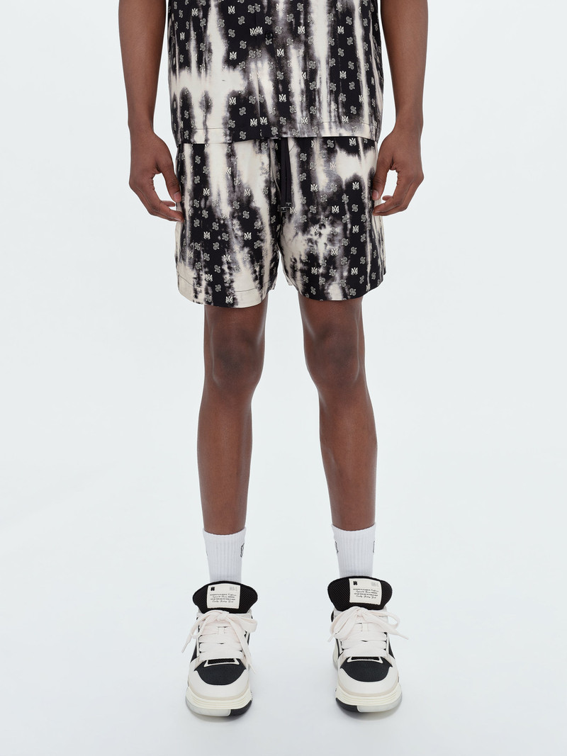 AMIRI BLEACHED MA PAISLEY SILK SHORT outlook
