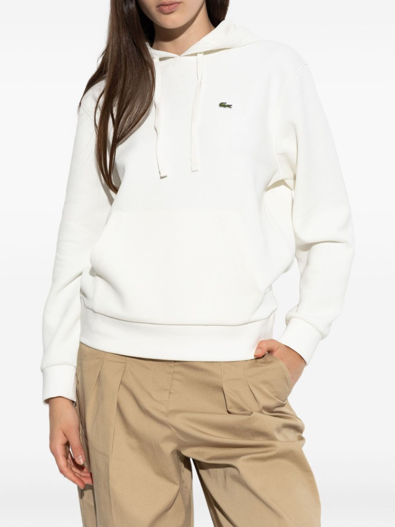 embroidered-logo hoodie 3