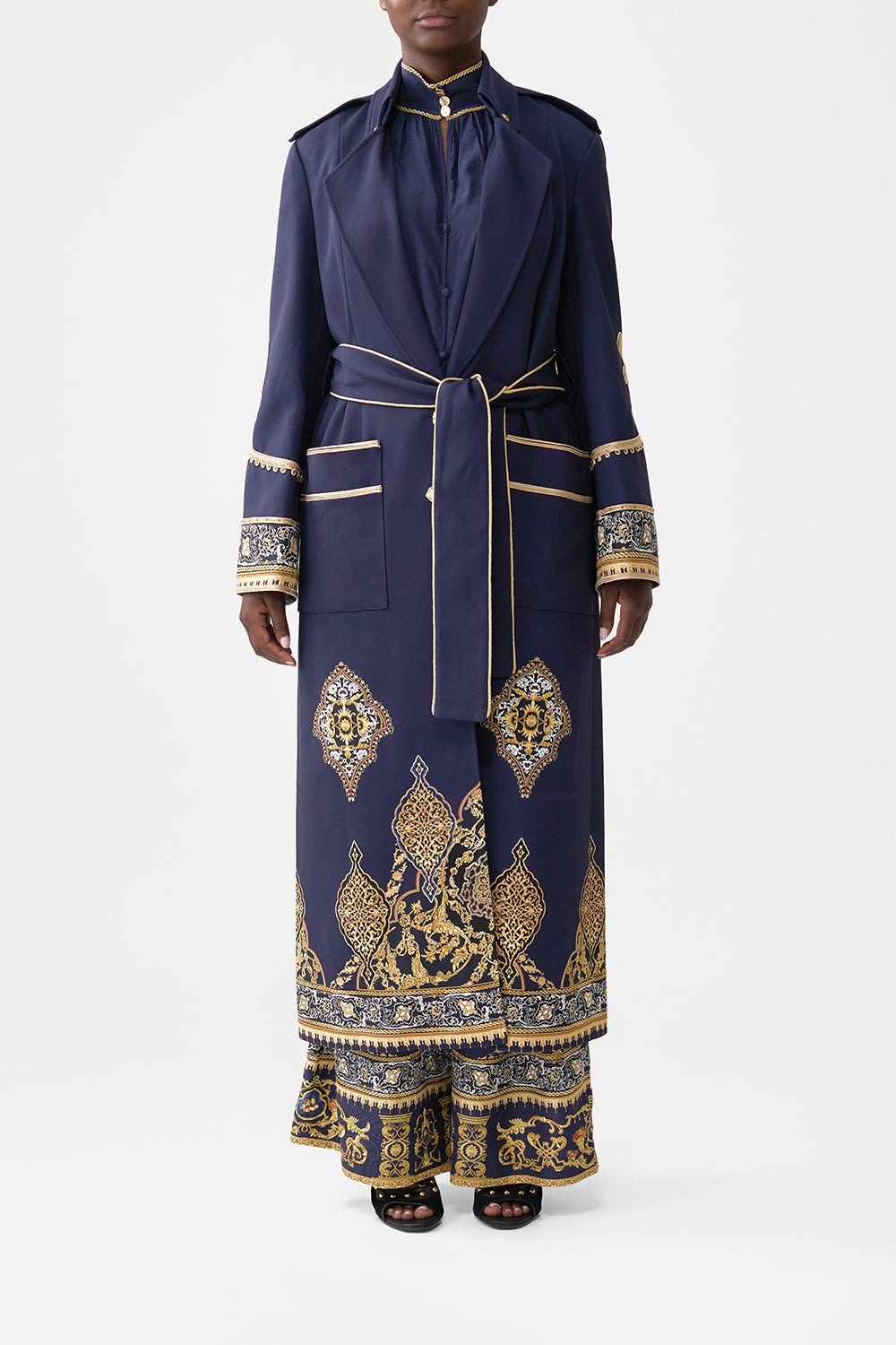 LONG MILITARY COAT - 8
