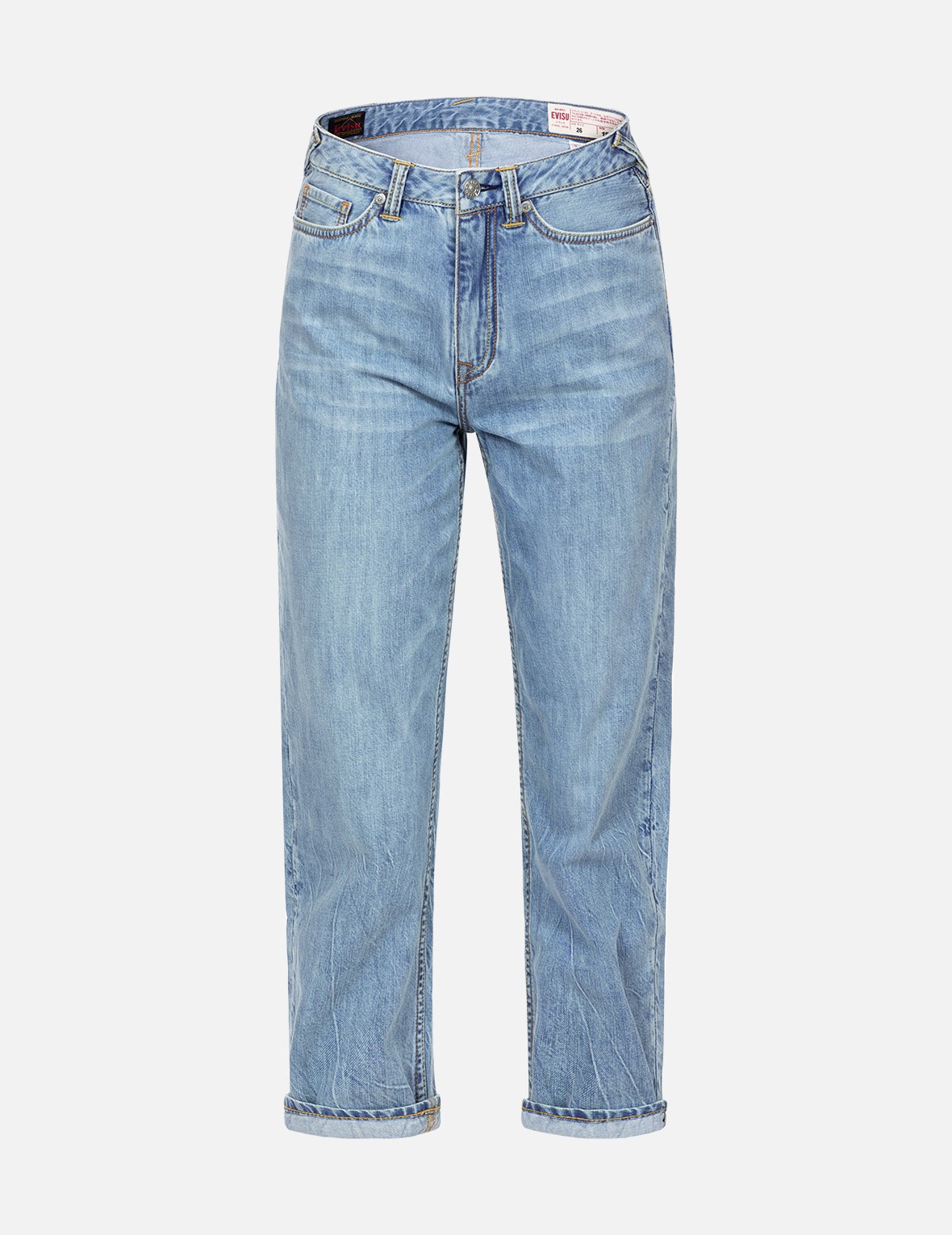 SEAGULL APPLIQUE EMBROIDERY TAPER JEANS - 2