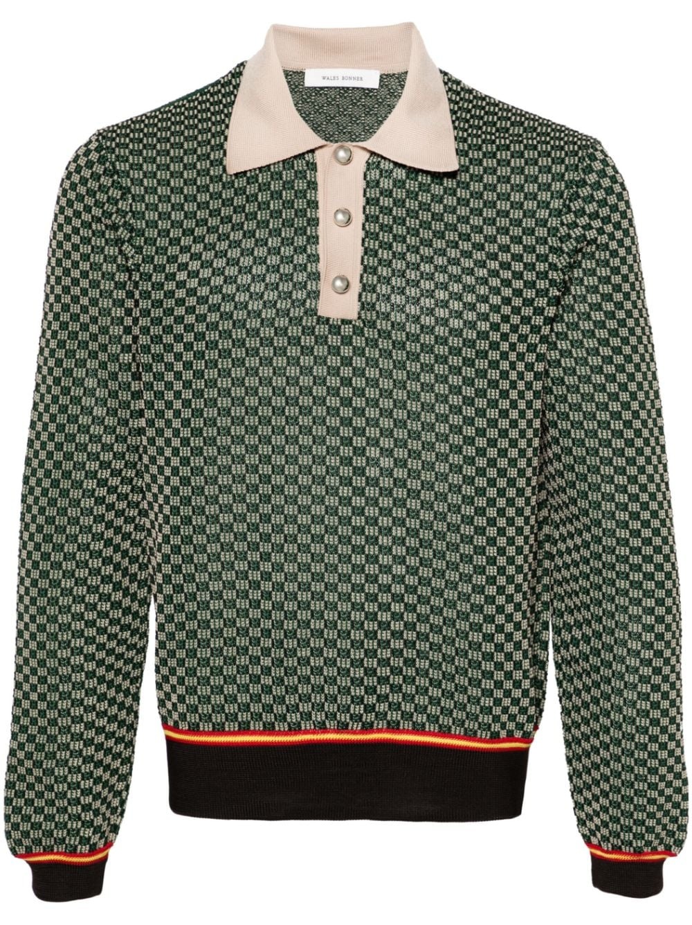 Valley knitted polo shirt - 1