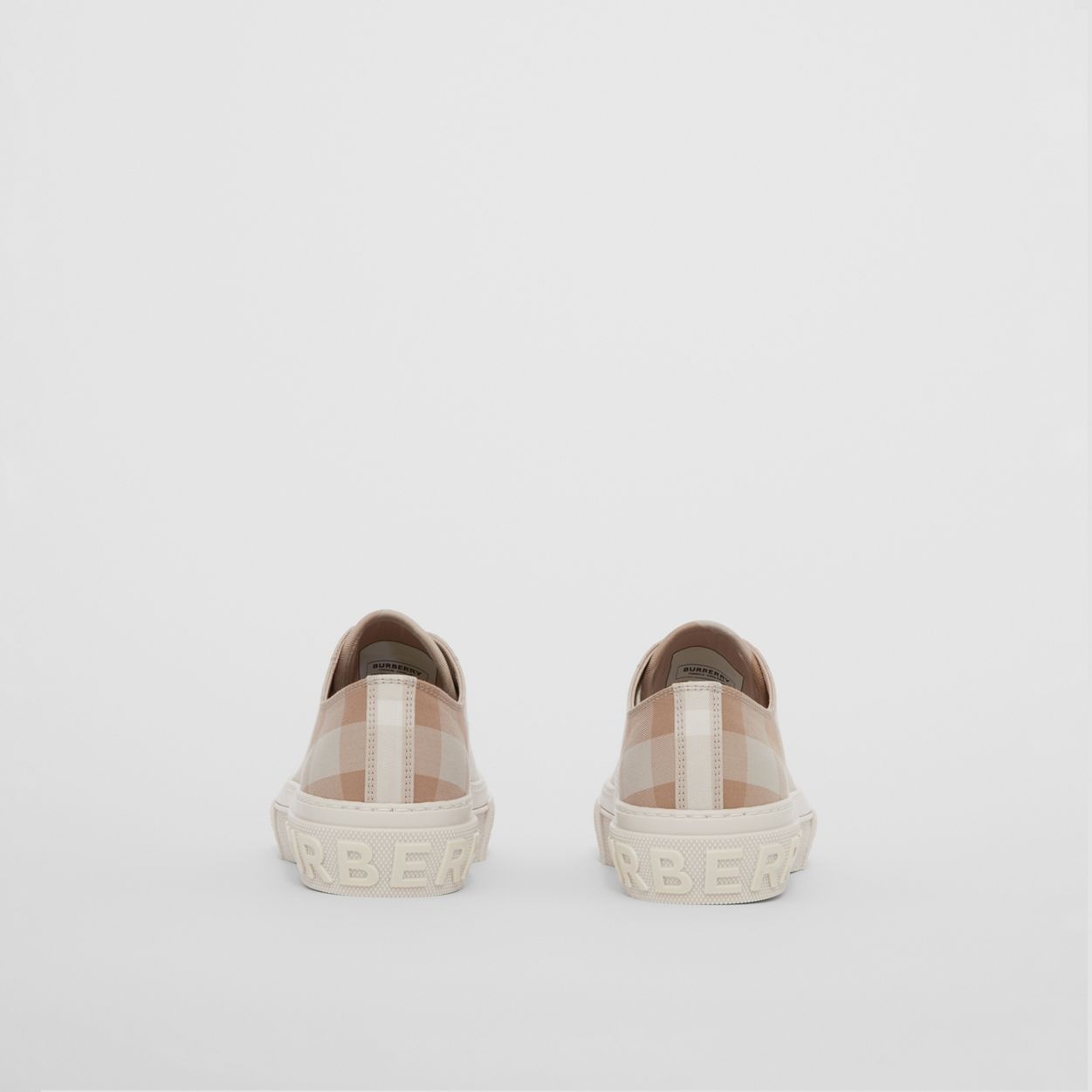 Check Cotton Sneakers - 5