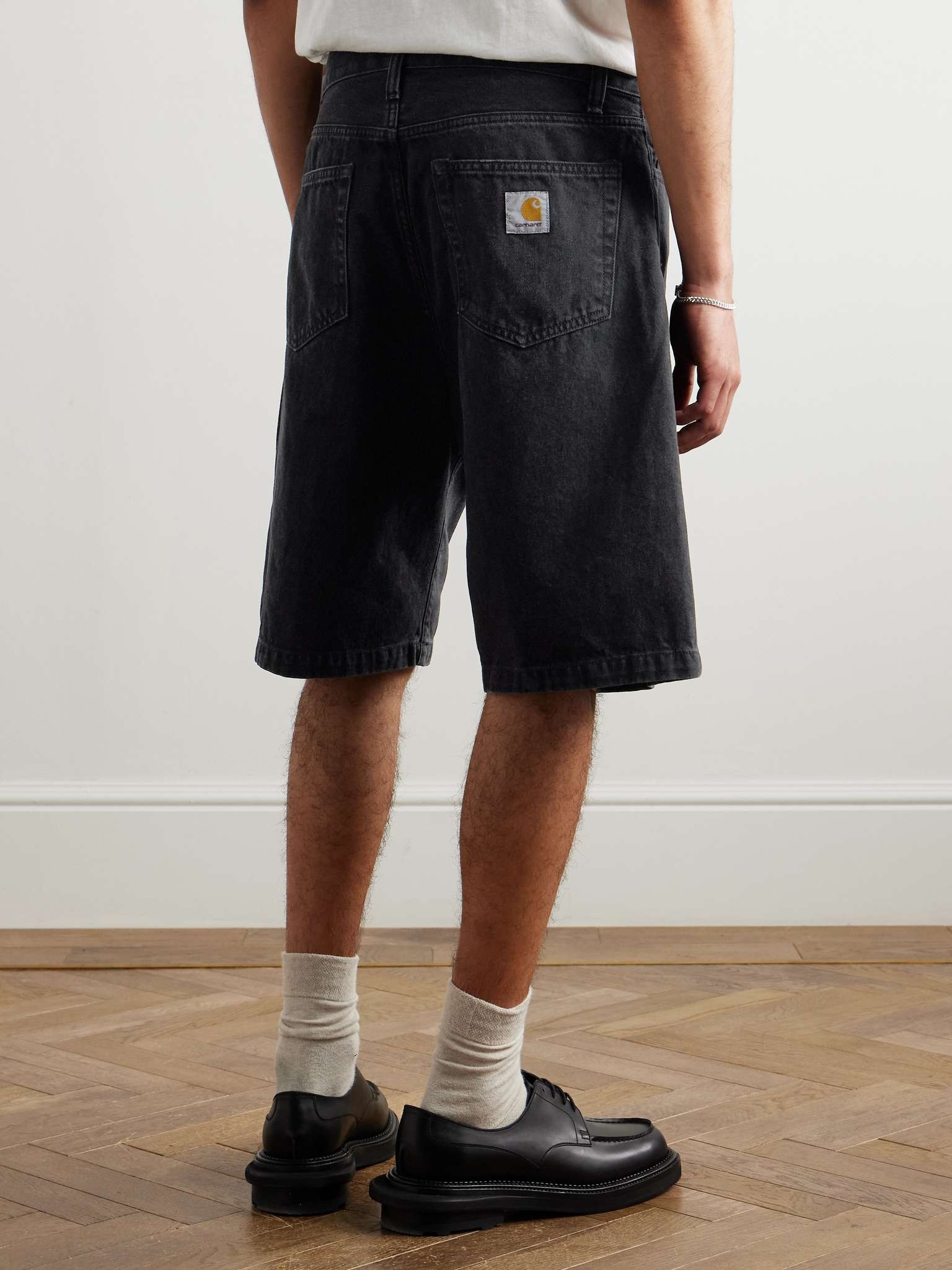 Landon Wide-Leg Denim Shorts - 4