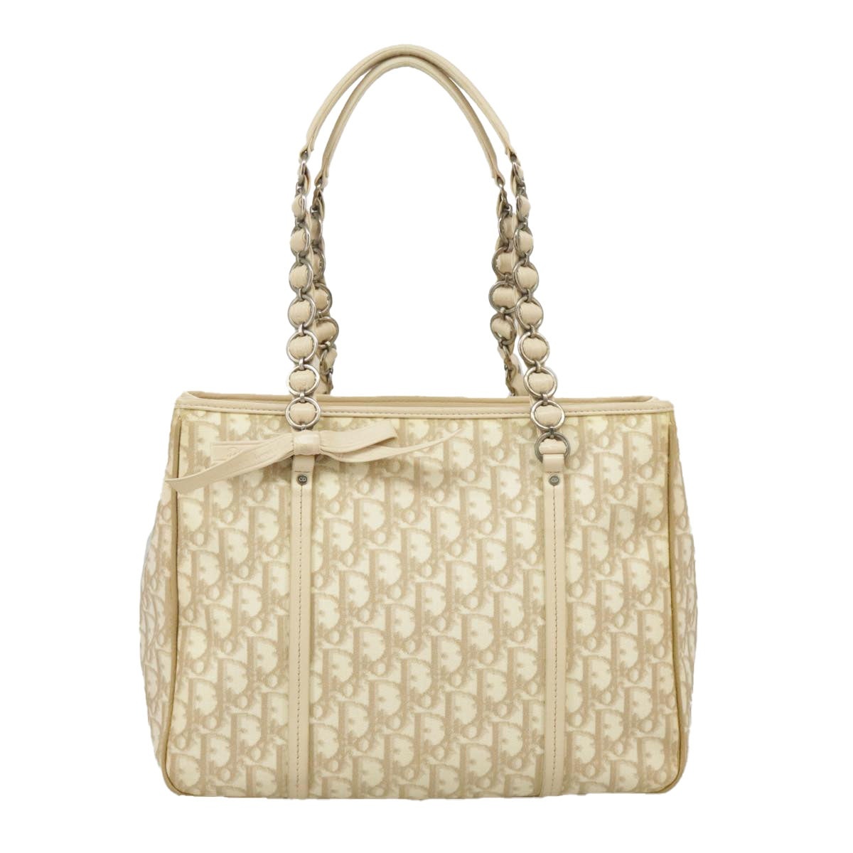 DIOR Trotter Romantic Hand Bag Beige - 2