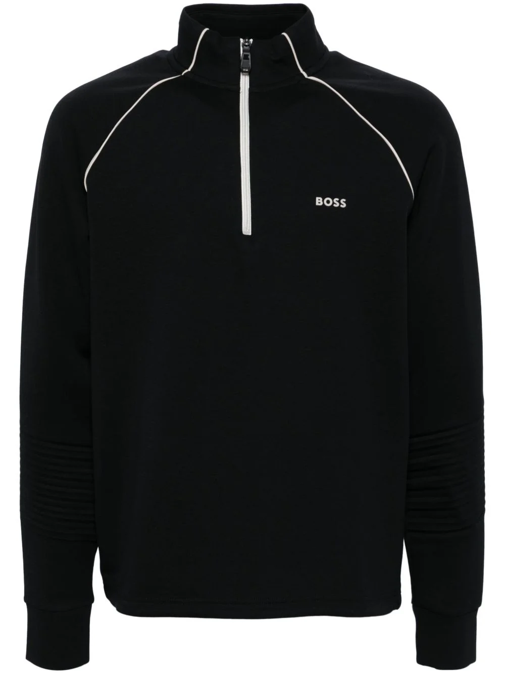 zip-neck sweatshirt - 1