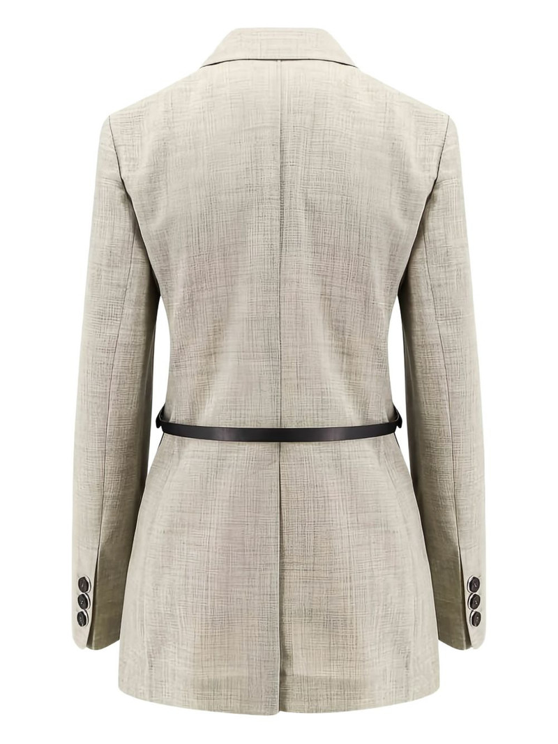 DURAZZI MILANO buckle blazer outlook