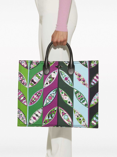 PUCCI Girandole-print canvas tote bag outlook