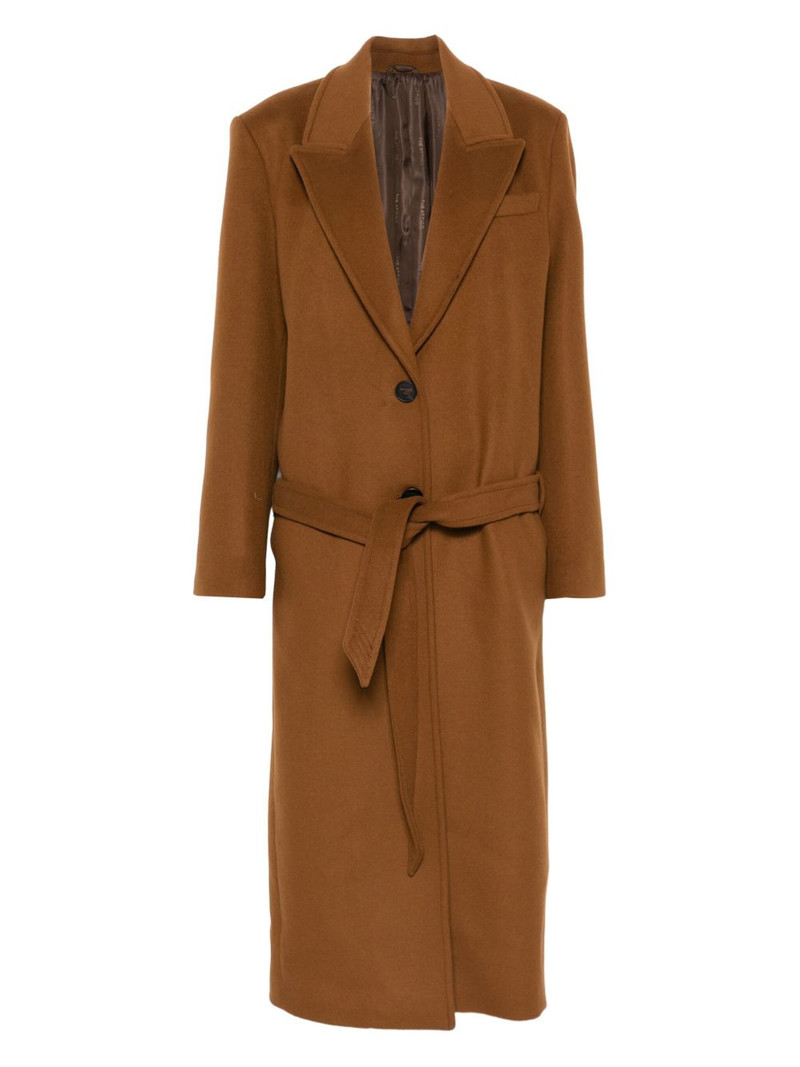 single-breasted belted coat 1