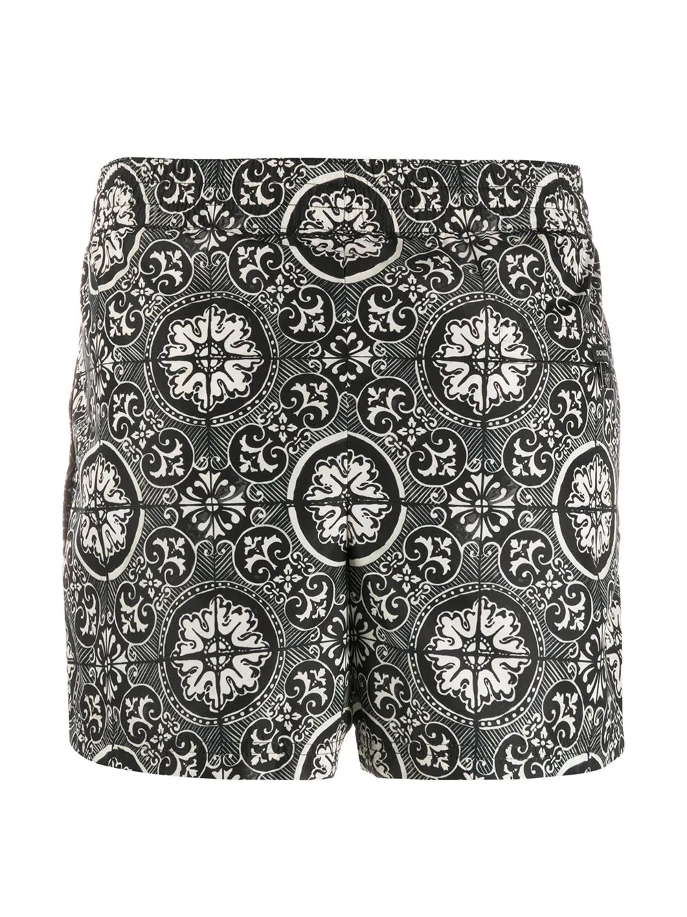 tile print swim shorts - 2