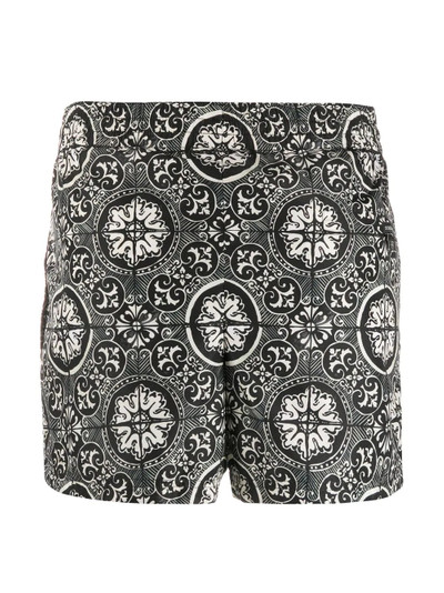 Dolce & Gabbana tile print swim shorts outlook