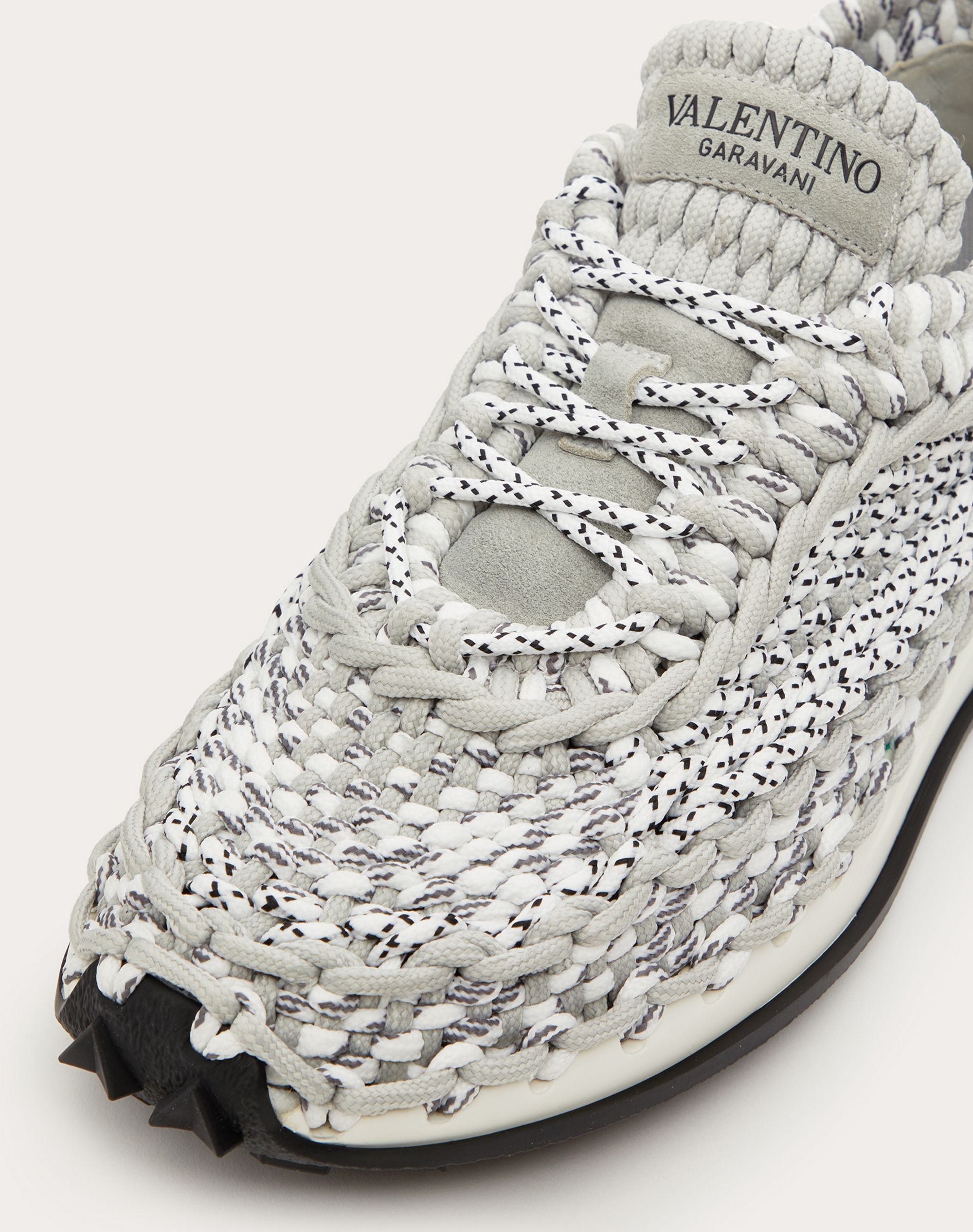 Valentino Garavani Crochet Sneakers in fabric - 5