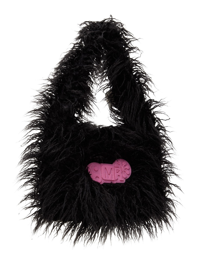 Martine Rose charm-detail faux-fur tote bag outlook