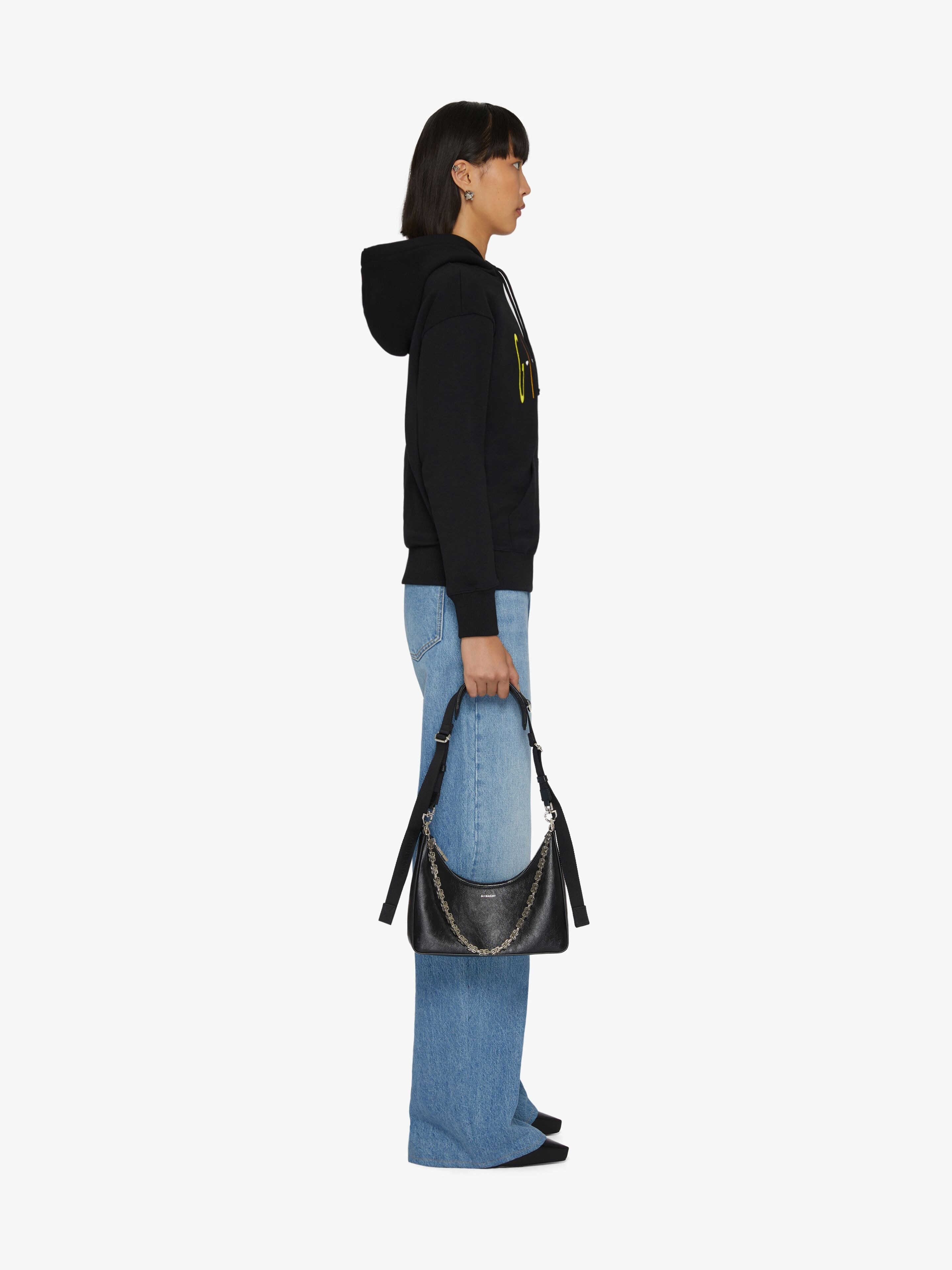 GIVENCHY REGULAR FIT HOODIE IN COTTON JERSEY - 3