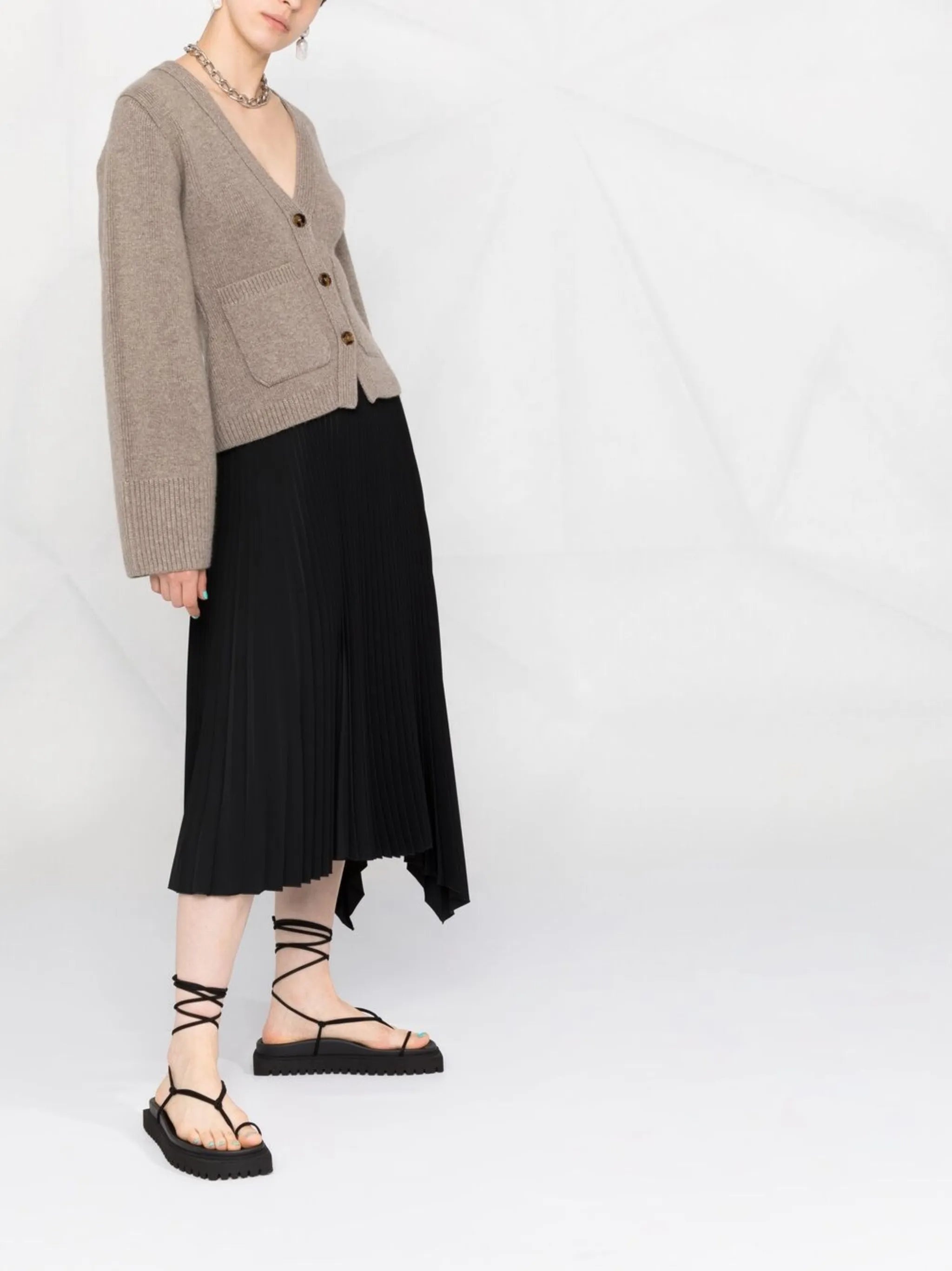 Khaite The Scarlet Cashmere Cardigan - 3