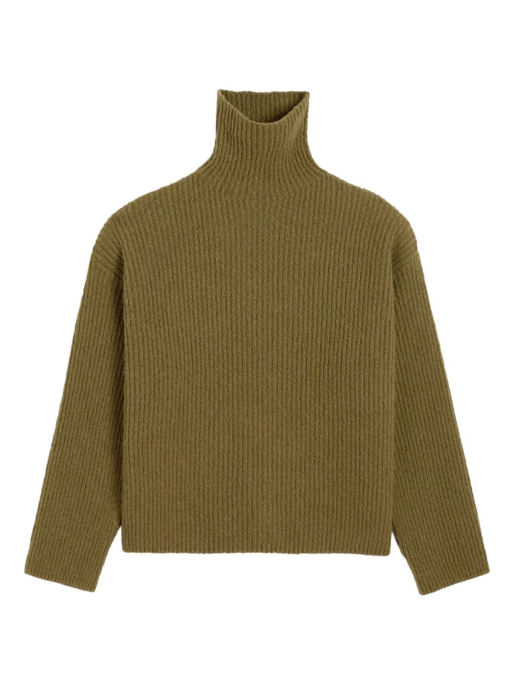 funnel-neck wool sweater - 1