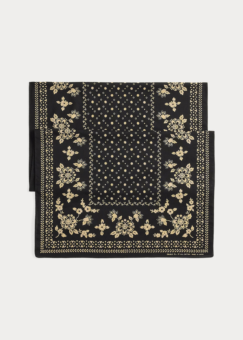 Floral-Print Cotton Scarf 1