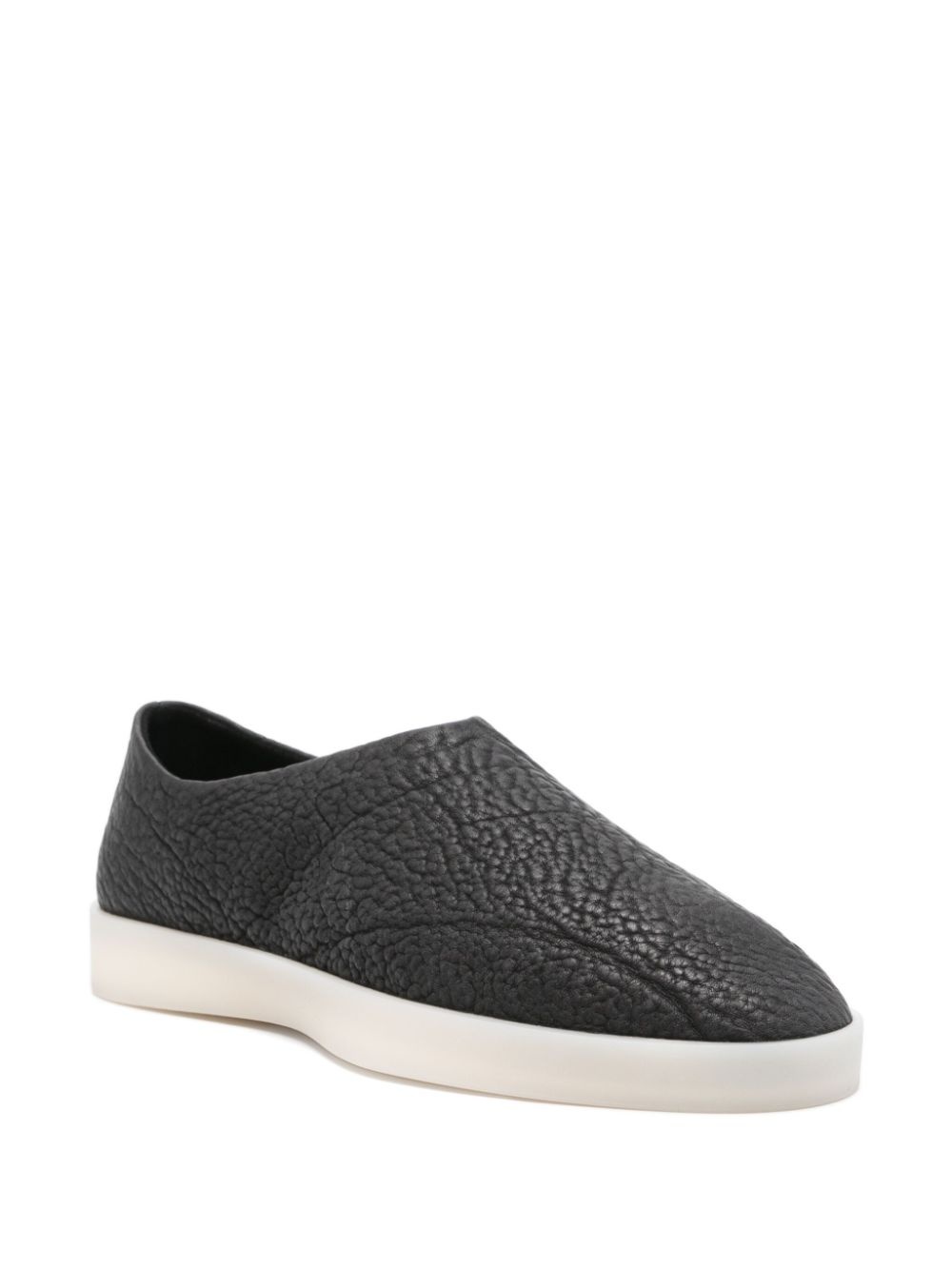 textured-finish loafers - 2