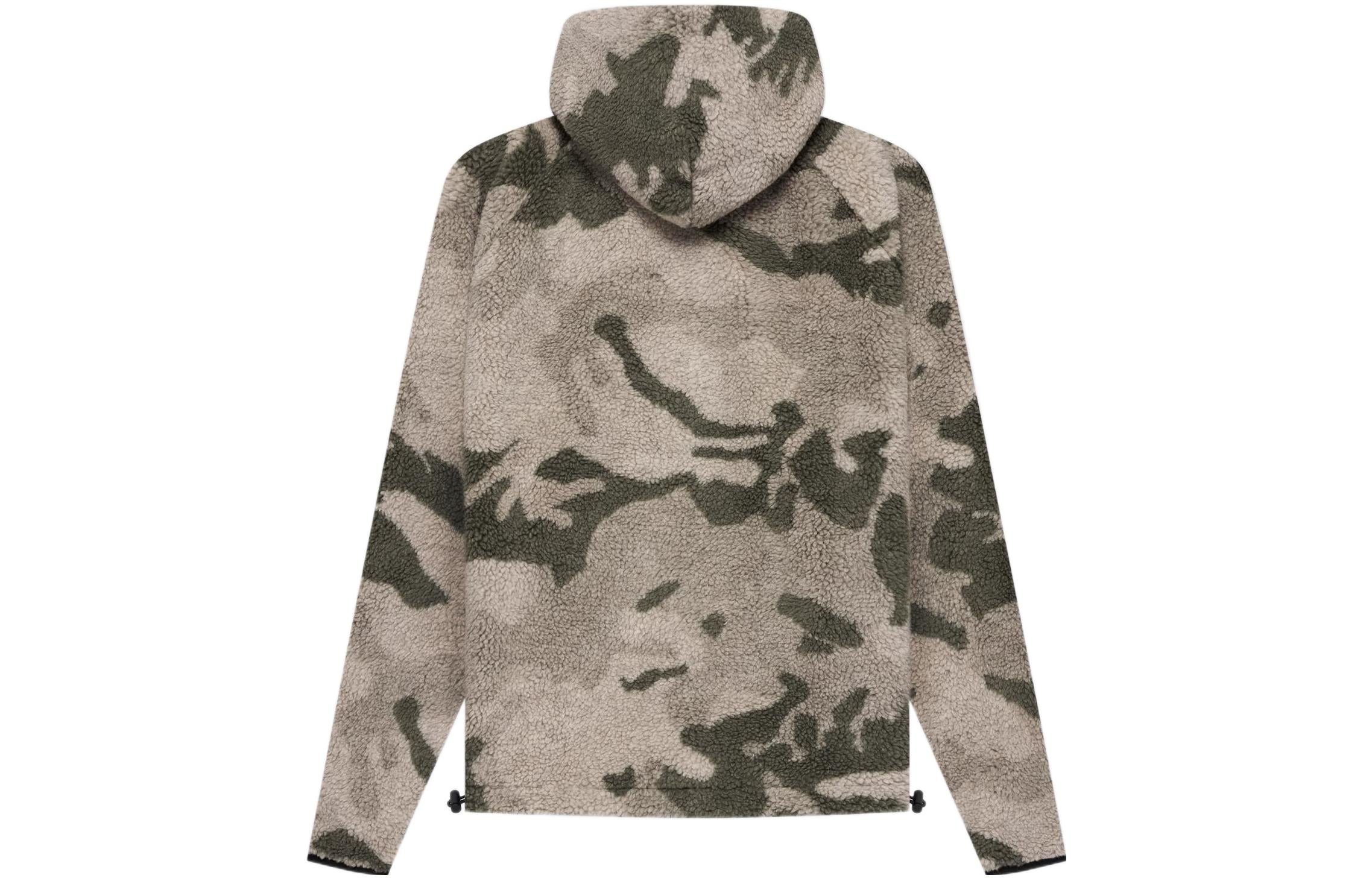 Fear of God Essentials SS22 Polar Fleece Half Zip Hoodie 'Camouflage' FOG-SS22-402 - 3