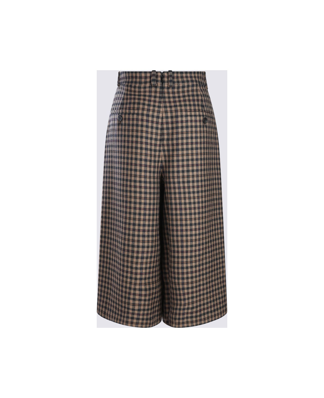 Noir Multicolor Wool Midi Skirt - 2