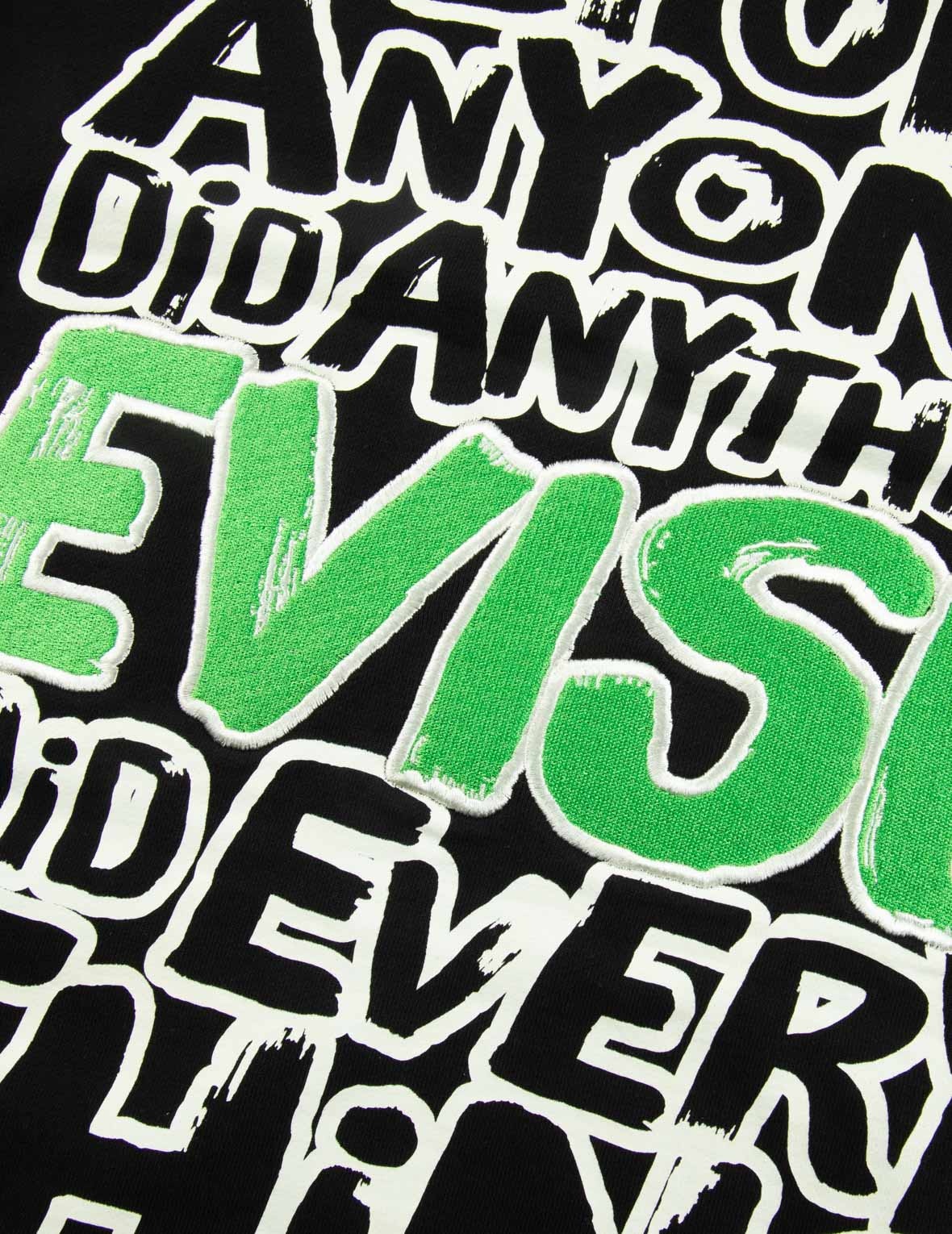 RAZER X EVISU GODHEAD AND SLOGAN EMBROIDERY HOODIE - 9