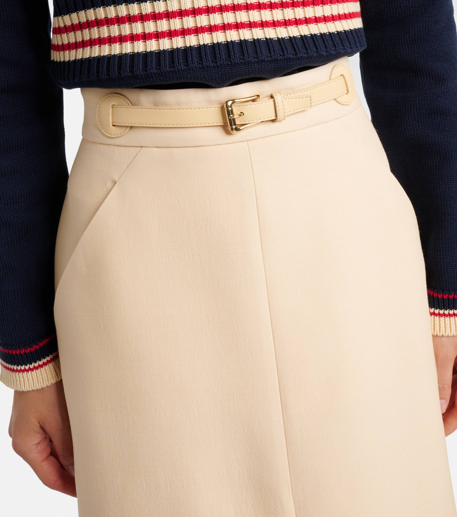 Crepe Couture midi skirt - 4