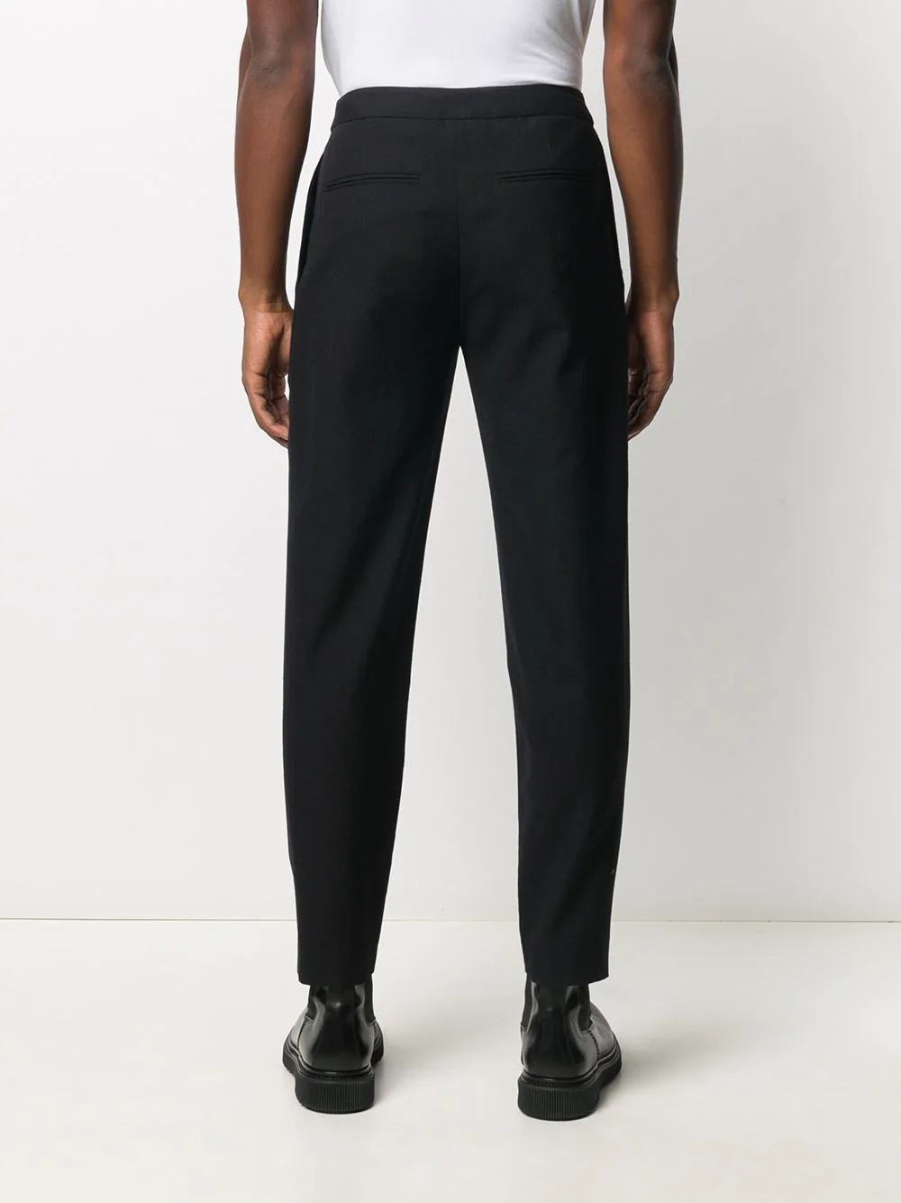 high-rise straight leg trousers - 4