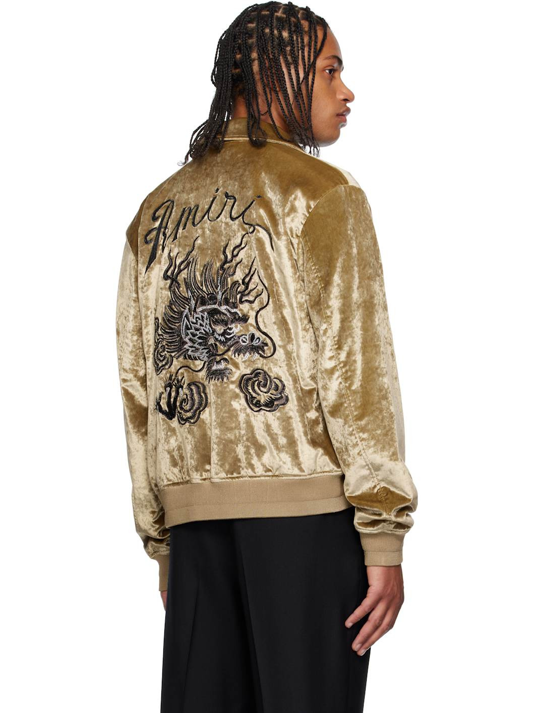 Gold Dragon Velvet Jacket - 3