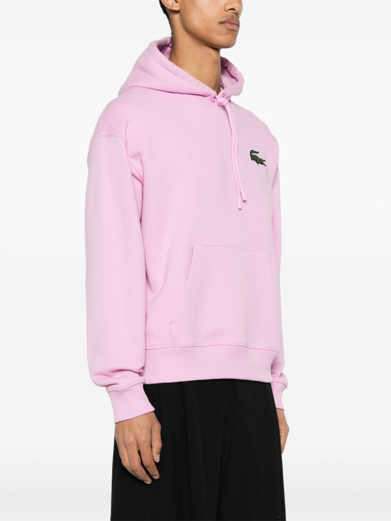 logo-patch cotton hoodie 3