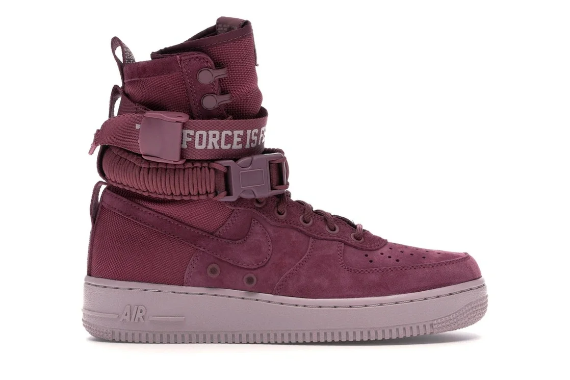Nike SF Air Force 1 High Force Is Female Vintage Wine (Women's) - 1