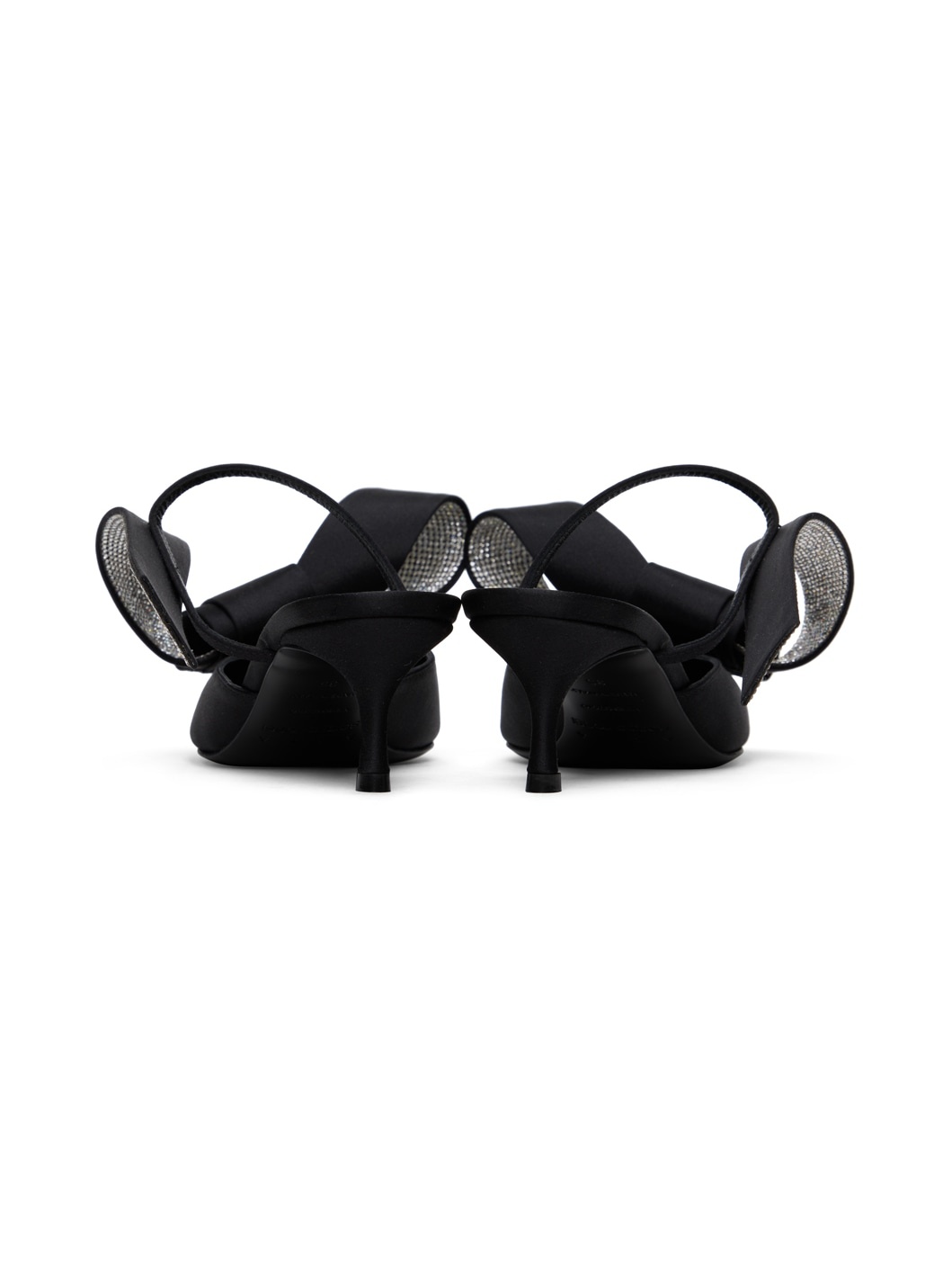 Black Sergio Rossi Edition Marquise Heeled Sandals - 2