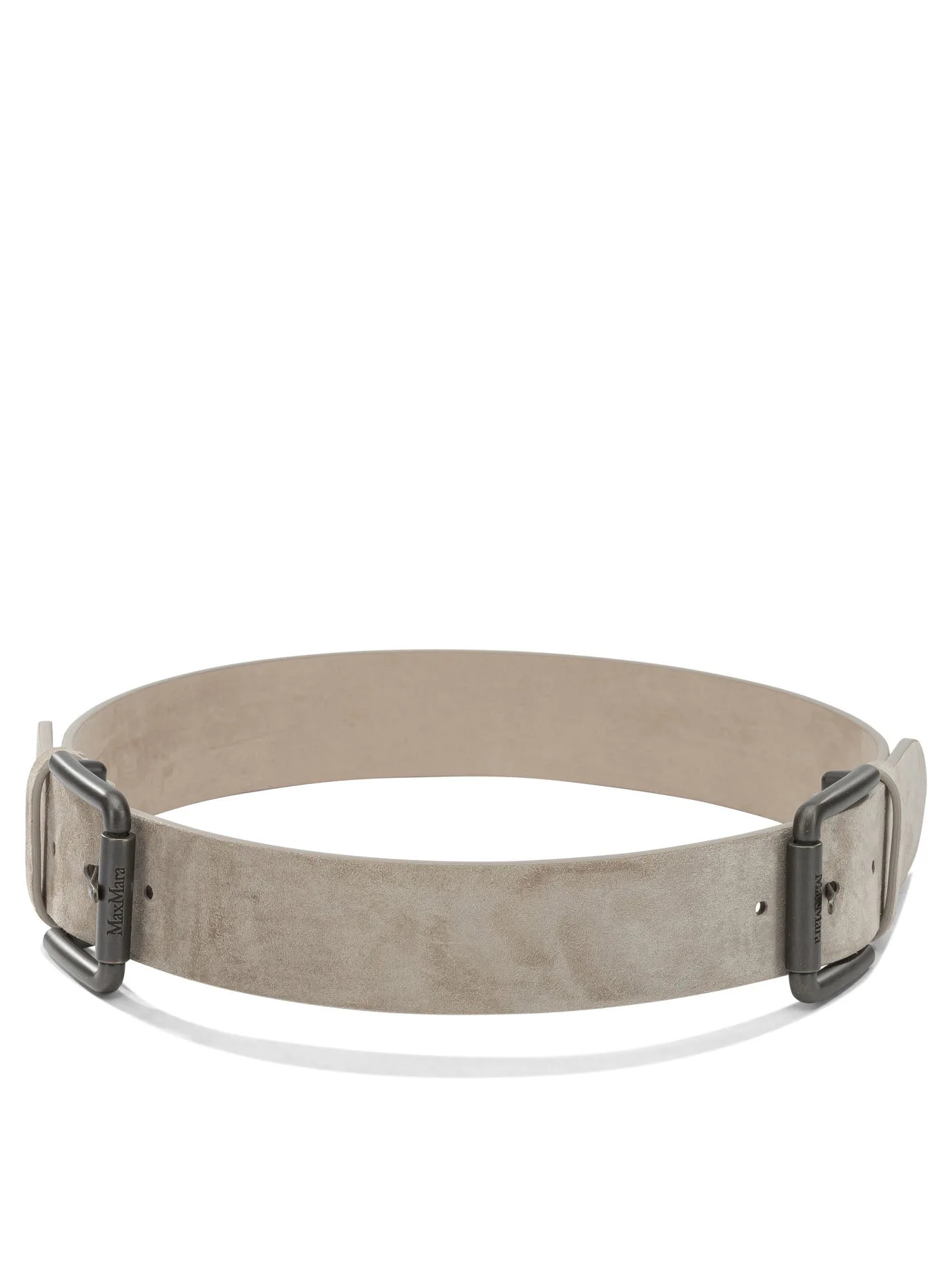 Max Mara Suede Belt With Studs Beige Women - 1